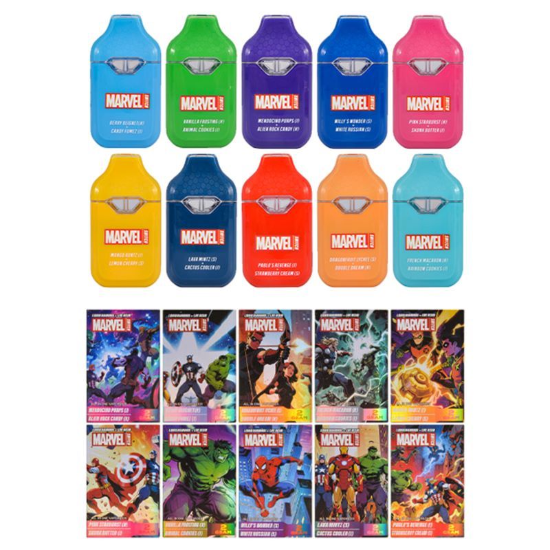 Marvel Switch 2g Dual Flavor Empty Disposable Vape with LED Screen